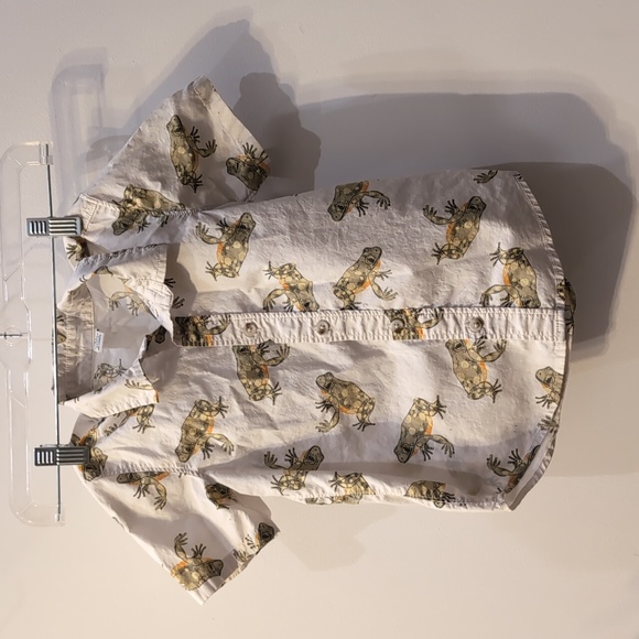 Kids Frog Dress Shirt - Picture 1 of 4